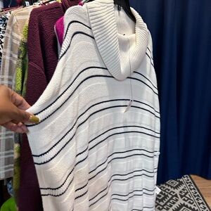 NWT Talbots cowl neck poncho.